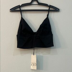 Zara Elegant Black Bralette